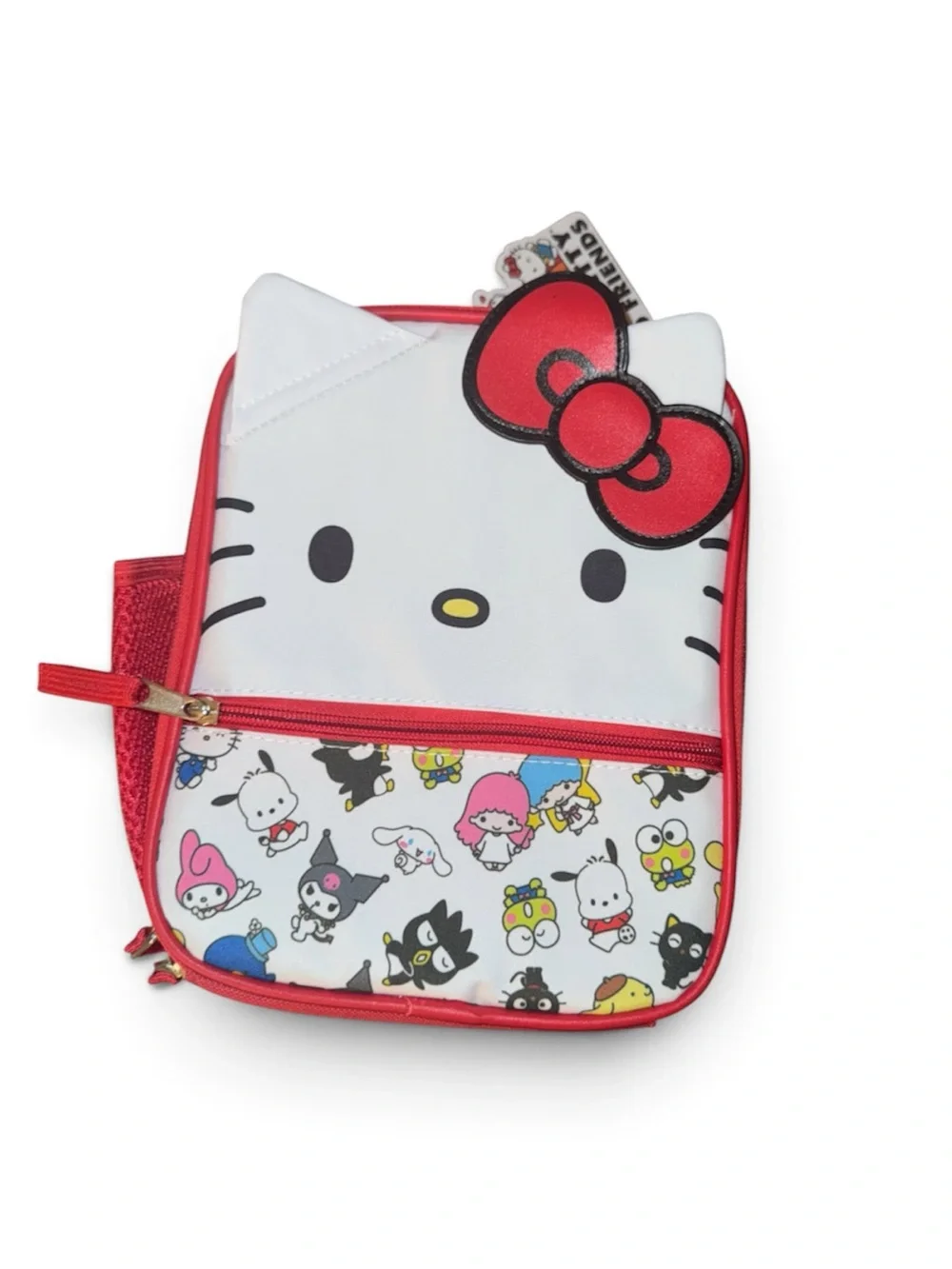 Hello Kitty & Friends Sanrio Insulated Lunch Bag Red White NWT